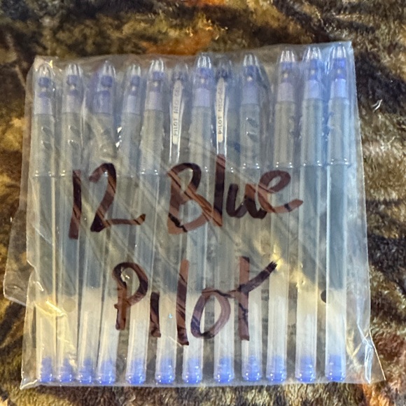 Other - Blue Gel Pens - Pack of 12